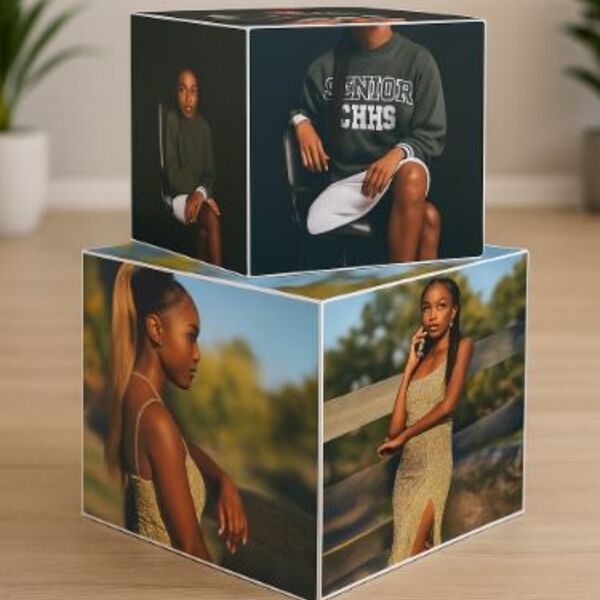 Custom Photo Display Cube Thumbnail