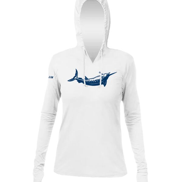 Female Custom Backs Anetik Pro Tech Hooded Long Sleeve T-Shirt Thumbnail